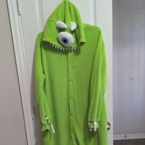 Monsters Inc. Mike Wazowski Unisex Adult Onesie